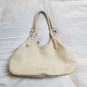 Cole Haan White Leather Shoulder Bag
